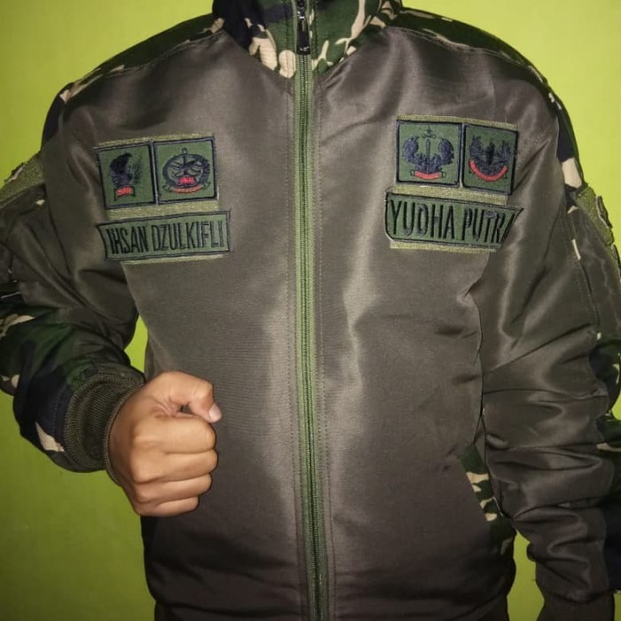 jaket tactical bomber resimen yudha putra ppm pemuda panca marga