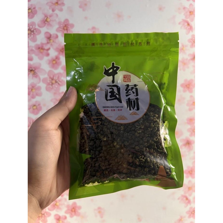 

biji mala hijau qing hua jiao 500gr / green sichuan pepper Kualitas Terbaik