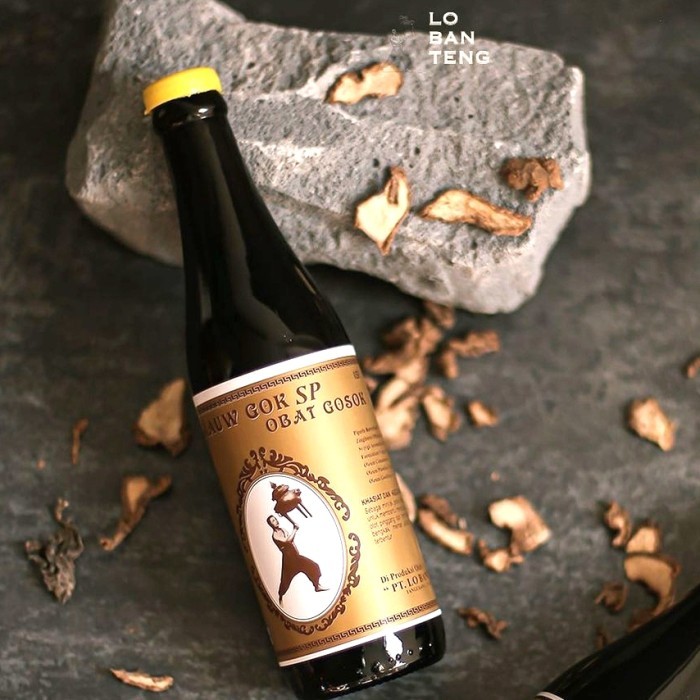 Obat Gosok Lo Siauw Gok Sp Arak Gosok Lo Ban Teng 350 Ml