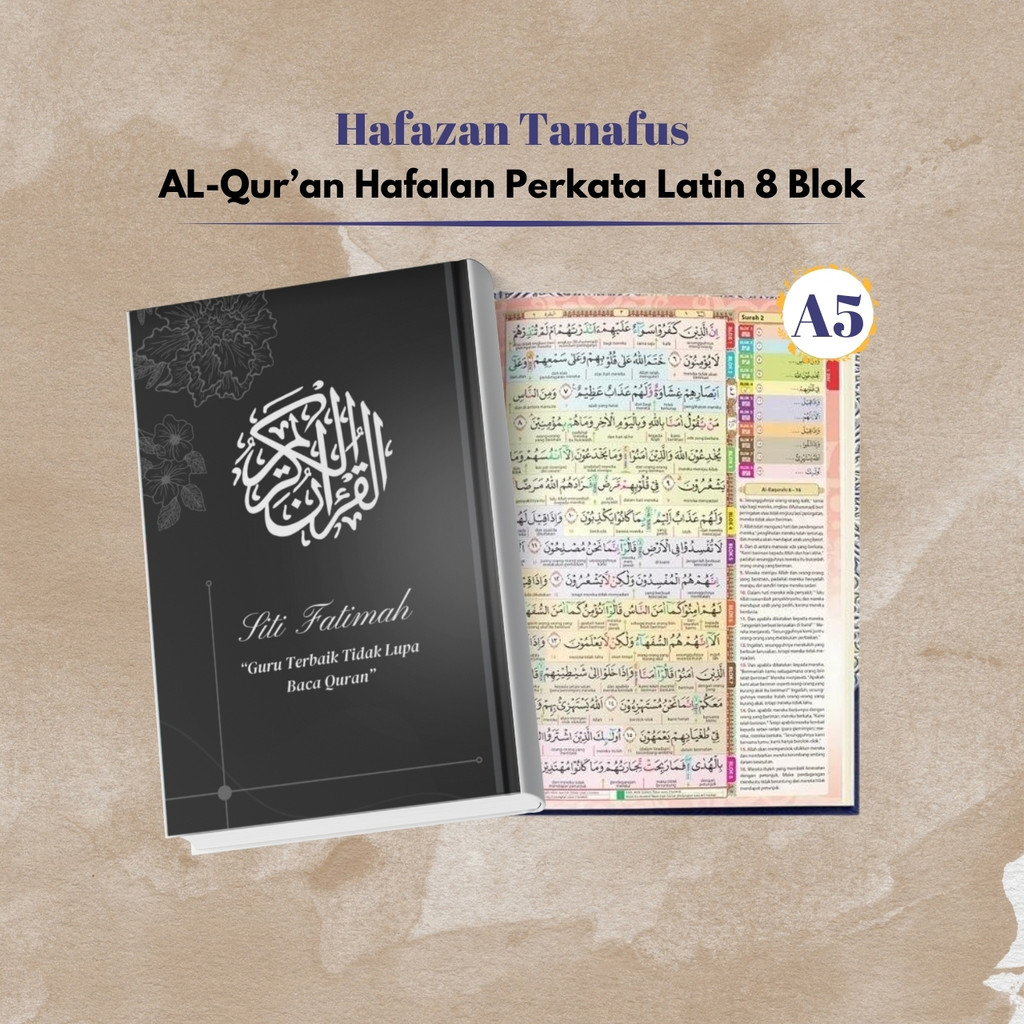 Alquran Hafazan Mudah Ada Cover Latin Terjemah Kode Custom Waqaf Multikode Besar Nama