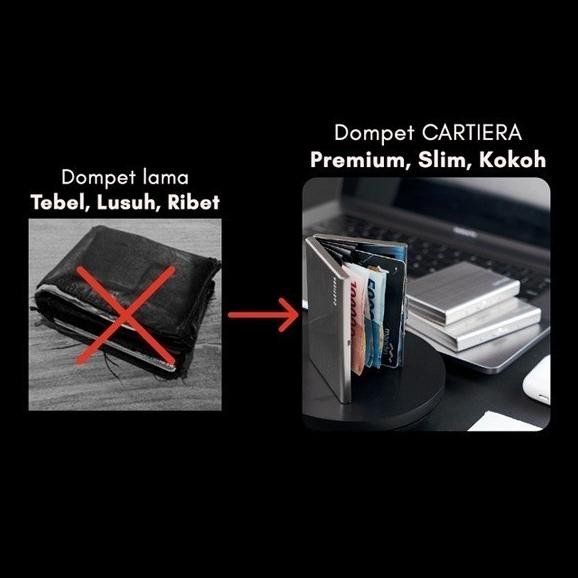 Cartiera Slim Wallet - Dompet RFID Slim Simple Elegant