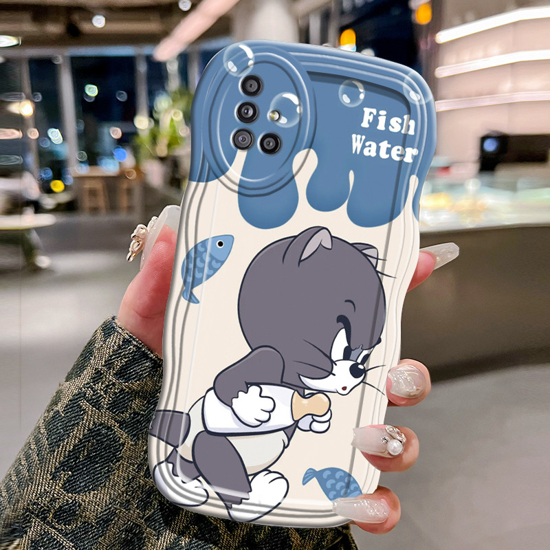 Casing Hp Untuk Samsung Galaxy A51 M40s Case Casing Softcase kucing Mouse pelindung silikon gelomban