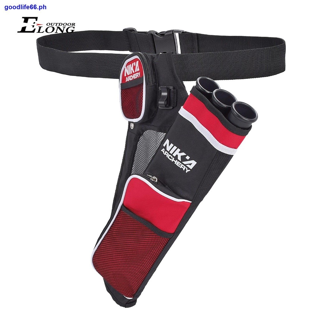 ✳Quiver Panahan 3 Tabung Quiver Sabuk Yang Dapat Disesuaikan Kembali Tas Panah Quiver Tempat Panah |