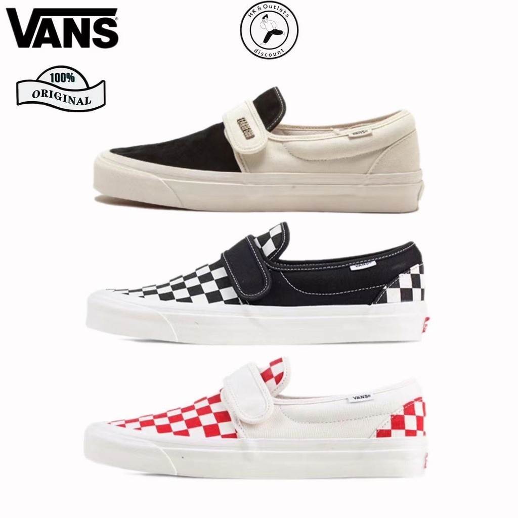 【Tersedia】Fear of Fog x VAИS Slip-On 47 V DX Sepatu Kanvas Slip-On Malas Gaya Sama Pria dan Wanita |