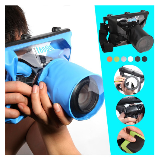 Tas Kering Tahan Air Kamera untuk Canon Nikon Dslr Slr 20M Tas Menyelam Bawah Air Tas Kering Kantung