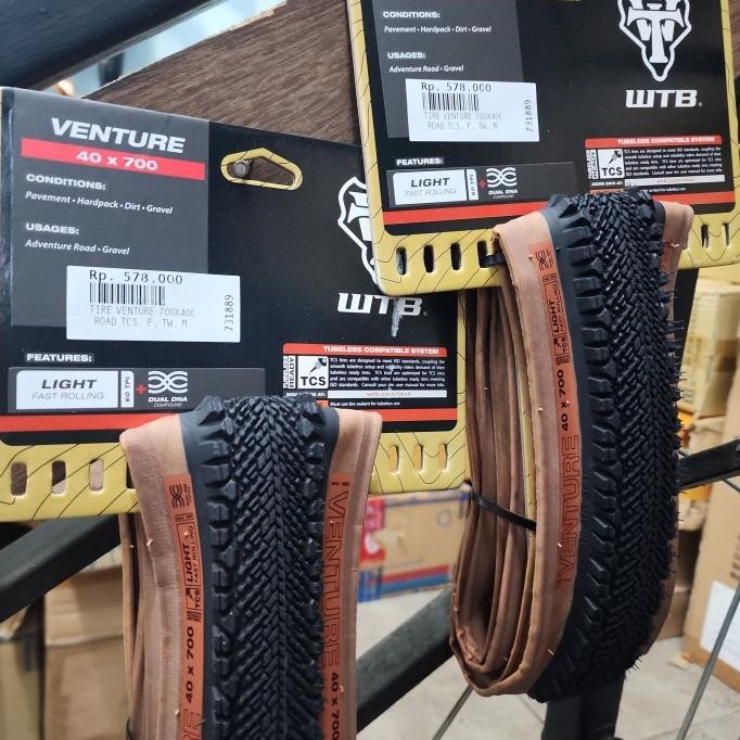 [ Sonlo ] Wtb Venture 700 40 Road Tcs Keflar Ban Sepeda Gravel 700 X 40C Tanwall