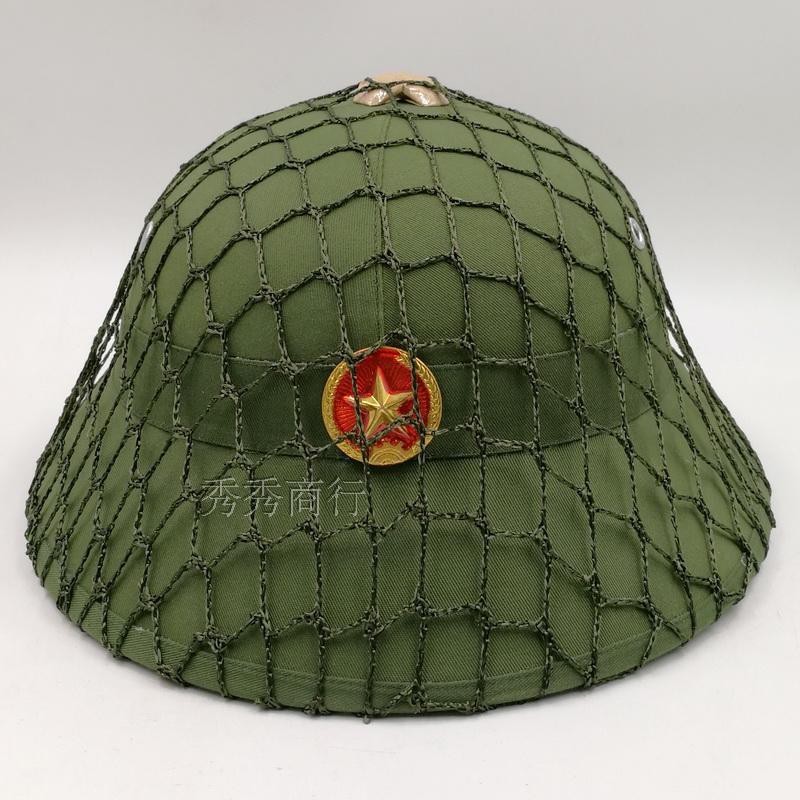 TOPI TENTARA PERANG VIETNAM NVA VIETCONG VC PITH HELM HIJAU DENGAN LENCANA BERJALAN |991D4D6D|