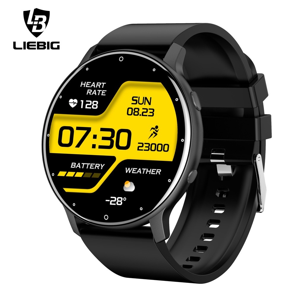 Jam Tangan Pintar LIEBIG X BOZLUN Jam Tangan Pintar Tahan Air IP68 Pelacak Kebugaran Layar Sentuh Pe