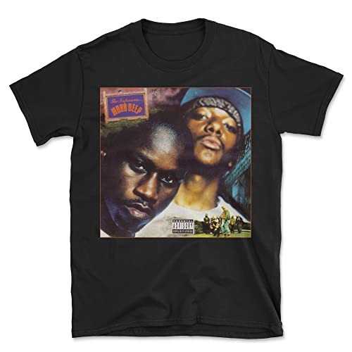 Kaos Pria Hitam Mobb Deep The Infamous Album Hip Hop Rap Vintage Replika Kaos M--4XL