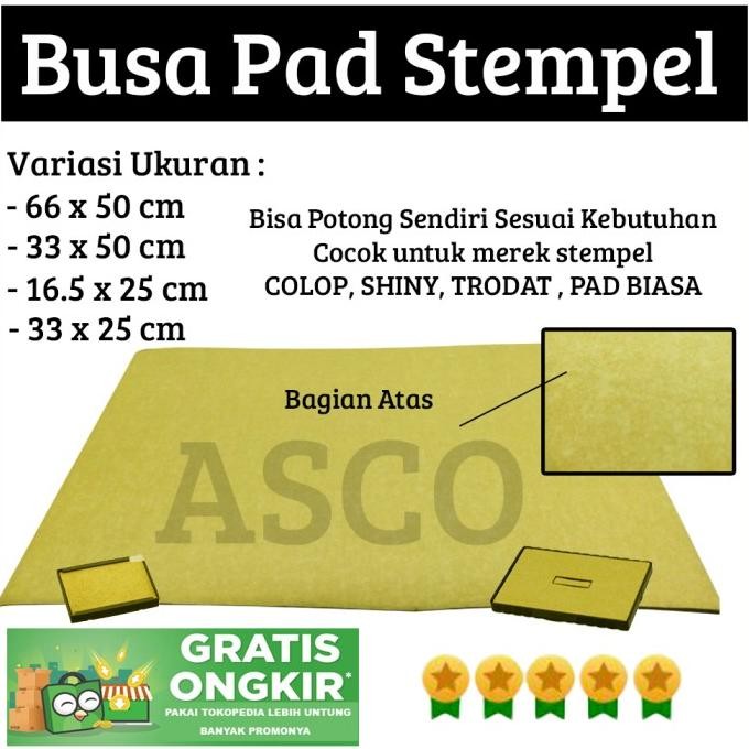 

Sale Busa Untuk Pad Stempel, Foam Pad Colop, Trodat, Shiny Premium