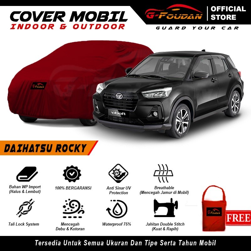 Body Cover Mobil Rocky / Sarung Mobil Daihatsu Rocky / Selimut Mobil Daihatsu Rocky 2022 2023 2024