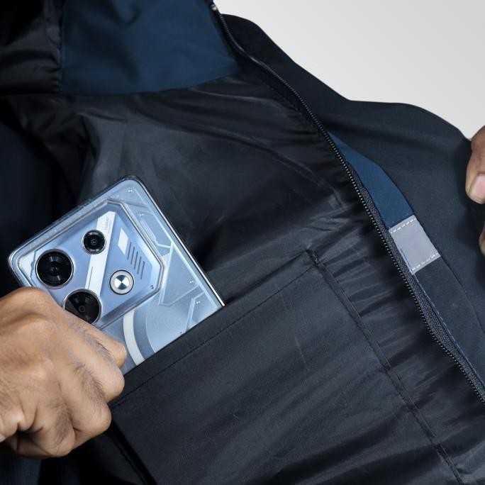 nap Jas Hujan Motor Setelan Jaket Celana Raincoat Razzor 03 Original