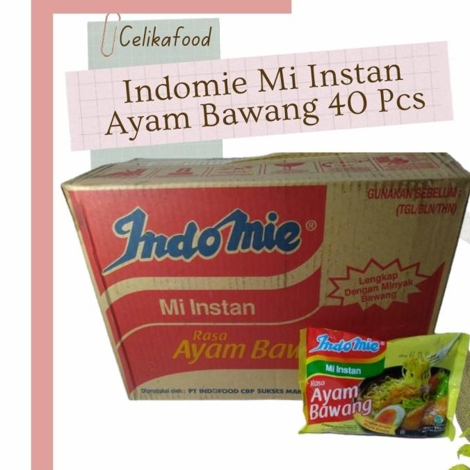 

Indomie Ayam Bawang Mi Instan Kuah Mie Kering 1 Dus 40 Pcs