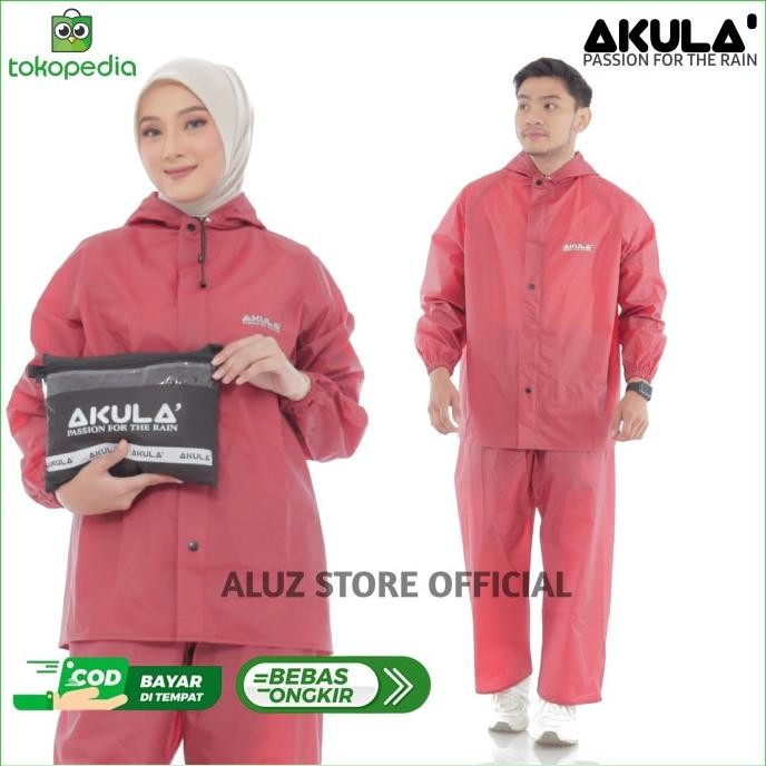 nap TERBARU JAS HUJAN AKULA PRIA WANITA SETELAN MANTEL HUJAN TEBAL LENTUR