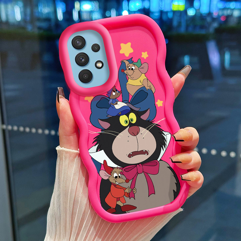 Casing Hp Untuk Samsung A32 Case Casing ponsel kucing hadiah Softcase HP terbuat dari bahan silikon 