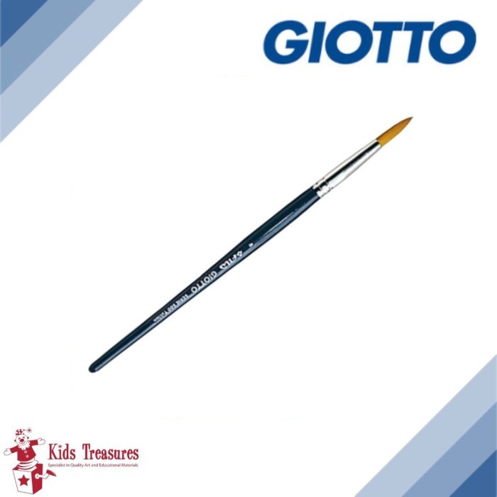 

promo! Baru Giotto Taklon Art Brush Series 500 Round #8 Pack Of 2