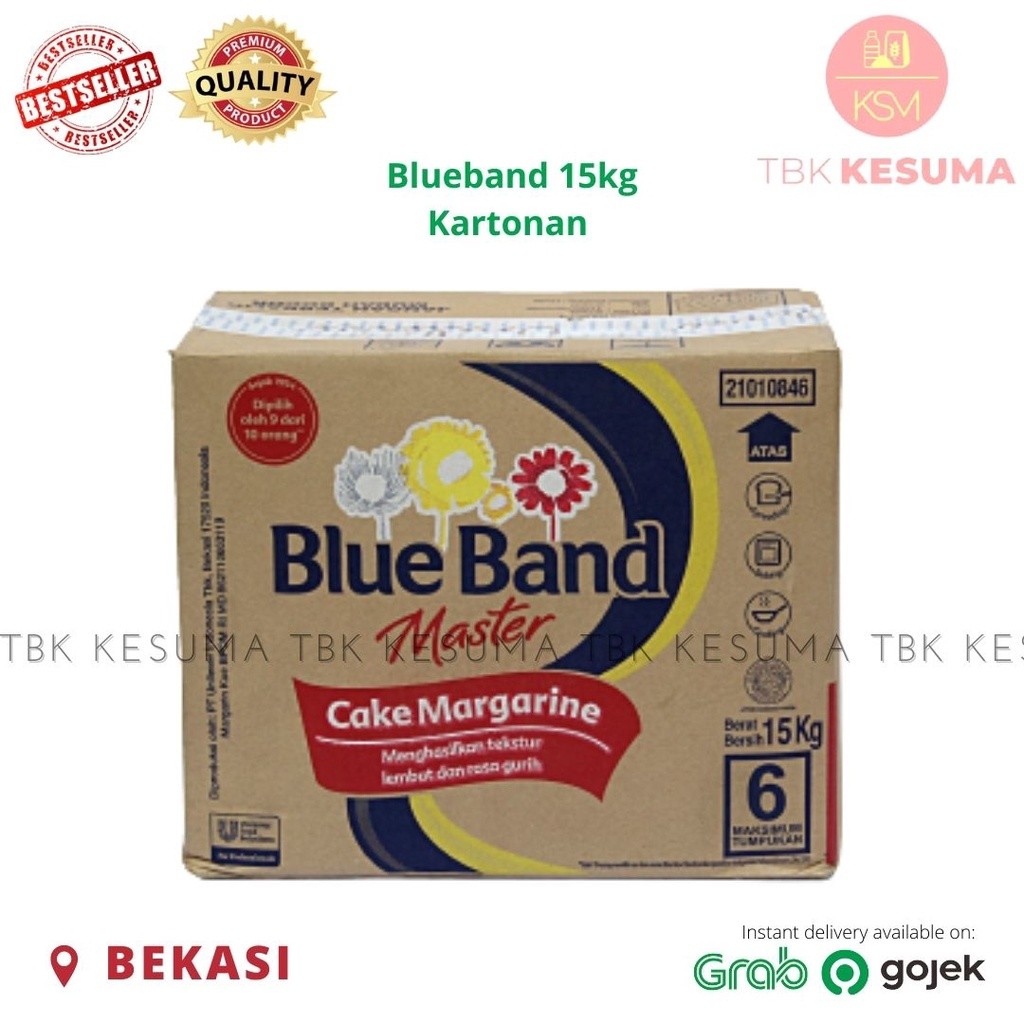 

KARTONAN! Blueband margarine mentega dus 15kg