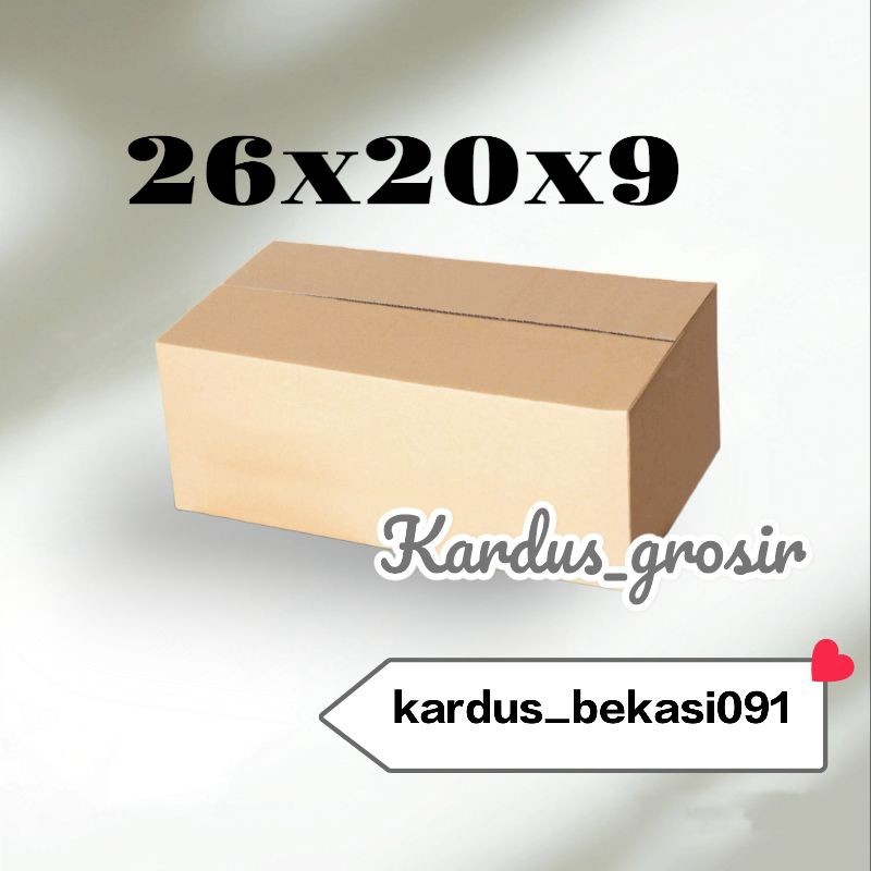 

Kardus packing 26x20x9