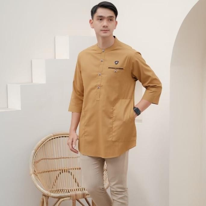 BAJU KOKO PRIA PAKAIAN MUSLIM TERBARU KEKINIAN OUTFIT ATASAN MUSLIM