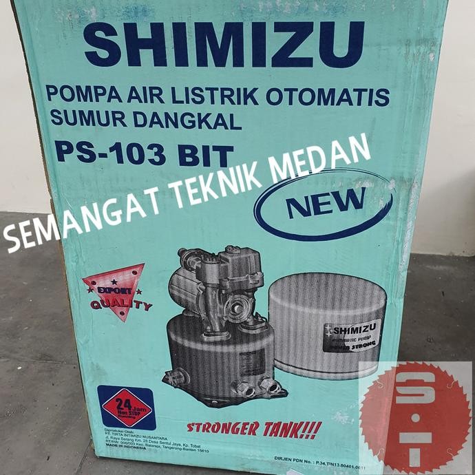 PS103BIT SHIMIZU POMPA AIR WATER PUMP AUTO PS 103 BIT 103BIT SHIMIZU