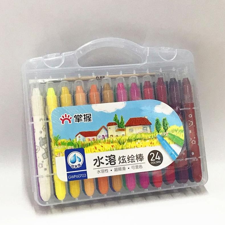 

BISACOD CRAYON GRASP / CRAYON GRASP MATA SEDANG / SILKY CRAYON / WATER SOLUBLE CRAYON / KRAYON WARNA gh-45