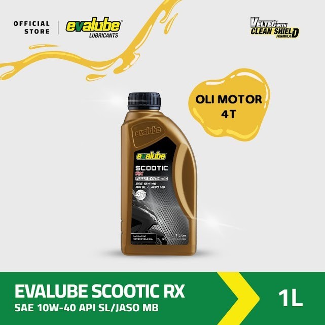 Evalube Oli Motor Matic SCOOTIC RX Full Synthetic 10W-40 (1L)