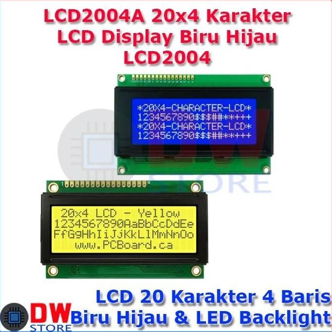 Lcd 2004 Lcd2004 4X20 20X4 20*4 20 X 4 20 * 4 2004 Display Lcd2004A Ready
