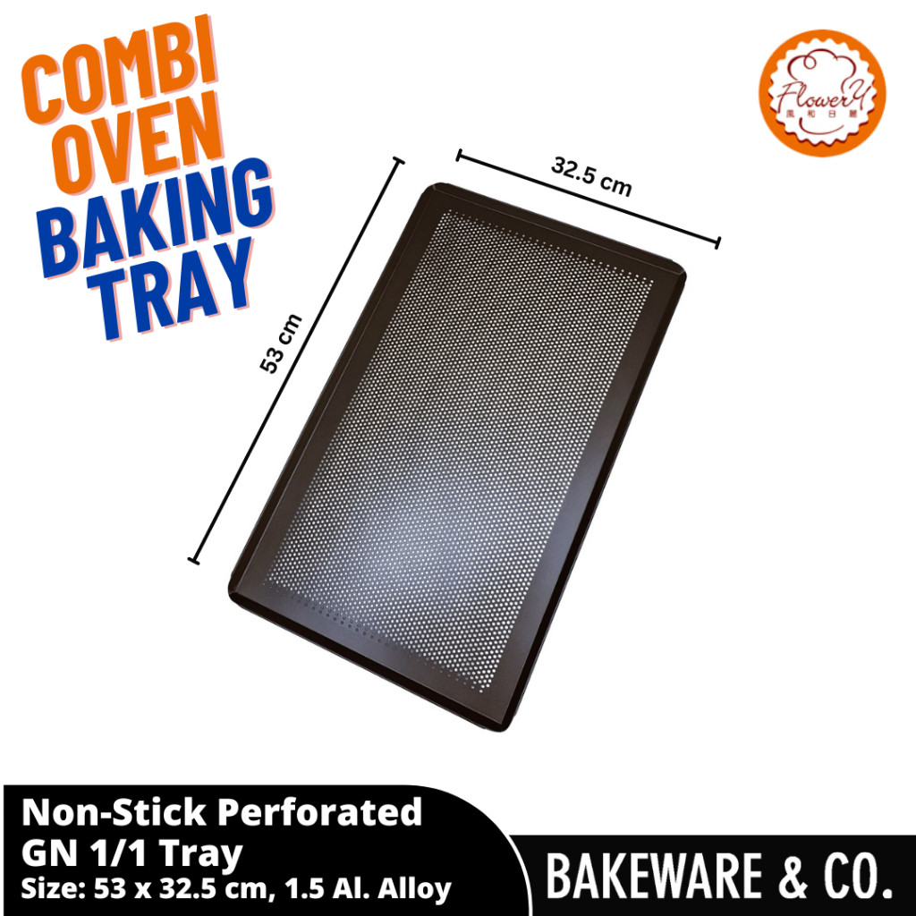 Perforated Gastronom GN 1/1 Baking Tray - Rationale Unox Combi Oven