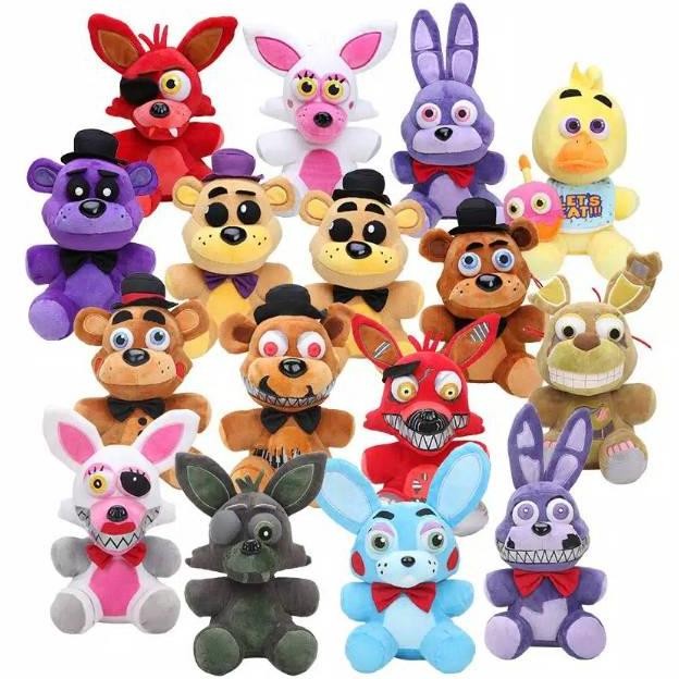NEW  Boneka bonnie foxy chica nightmare five nights at freddy gator foxy bonnie FNAF