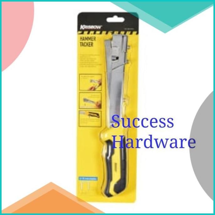 KRISBOW HAMMER TACKER GUN 6-10MM PALU STAPLER 6-10 MM - KUNING 140BZ4