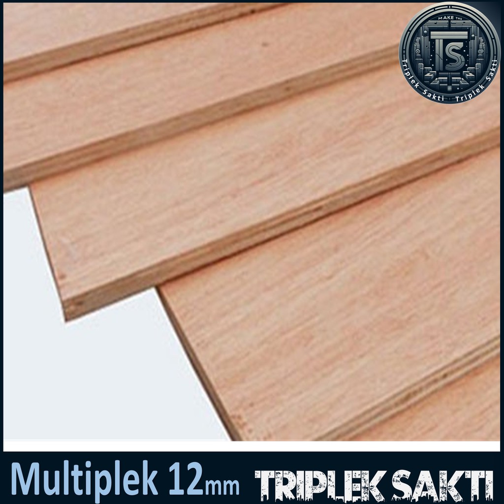 Triplek 12mm 20x200 cm | ISI 2 LEMBAR | Multiplek 12 mm 20 x 200 cm
