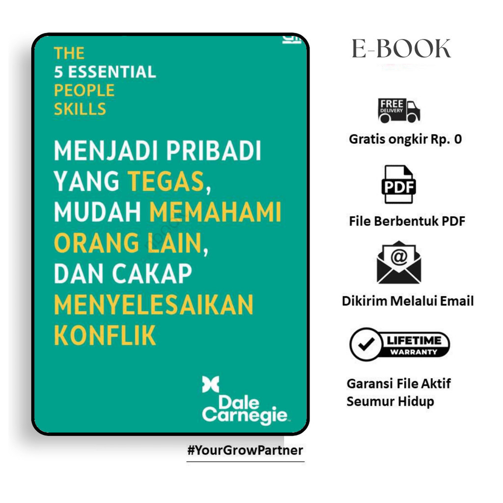 

529. THE 5 ESSENTIAI PEOPLE SKIIIS MENJADI PRIBADI YANG TEGAS, MUDAH MEMAHAMI ORANG LAIN, & CAKAP MENYELESAIKAN KONFLIK - cp