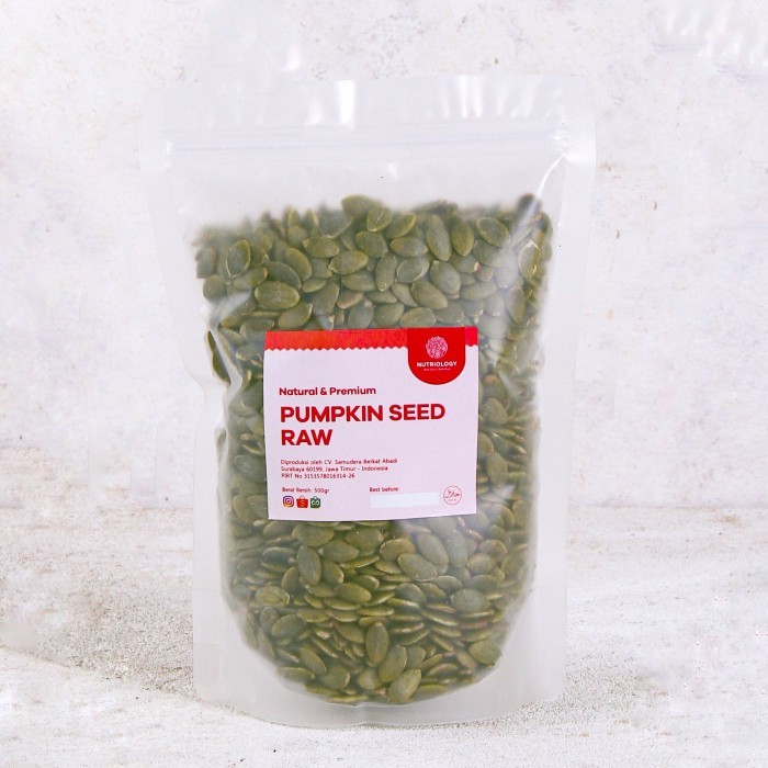 

Terlaris Pumpkin Seed Raw 250 gr Kuaci Biji Labu Mentah Natural Premium Alami SALE