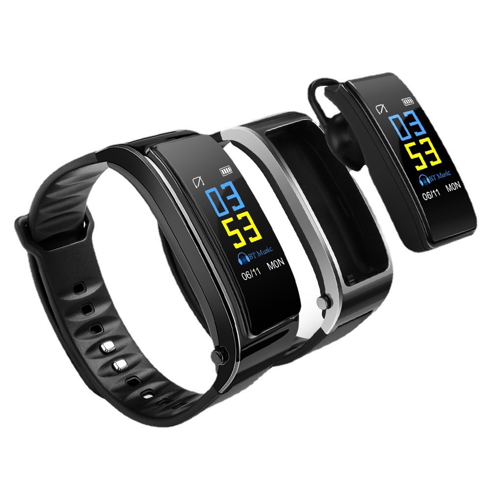 Y3PLUSBluetooth Headset Call Smart Bracelet Call Vibration Reminder Sport Step Counting Heart Rate/S