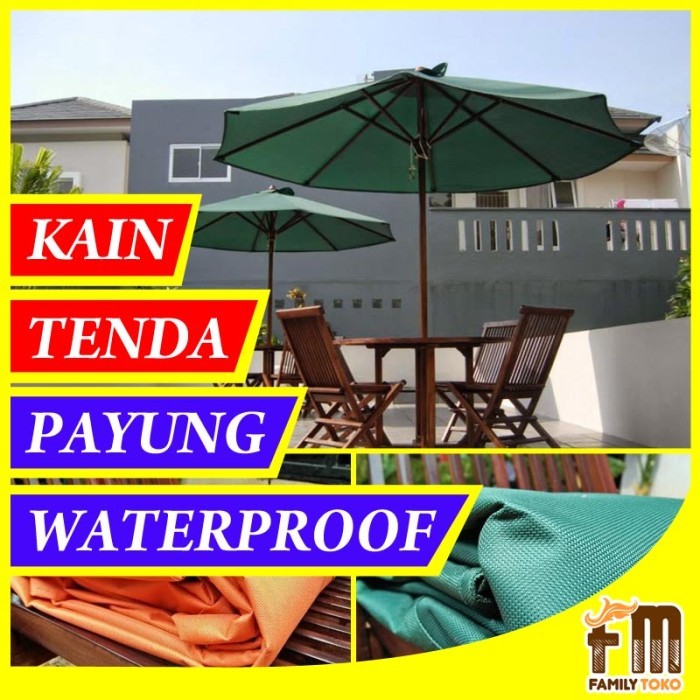 KAIN TENDA PAYUNG / TENDA ATAP KAIN PAYUNG TAMAN / KAIN MEJA PAYUNG