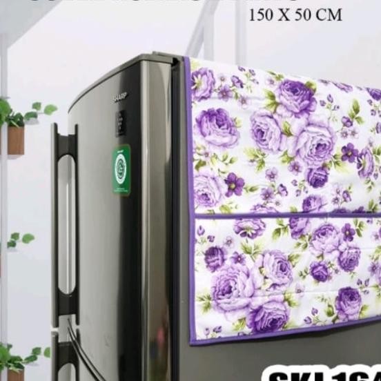 Cover / Taplak / Sarung Kulkas 2 Pintu