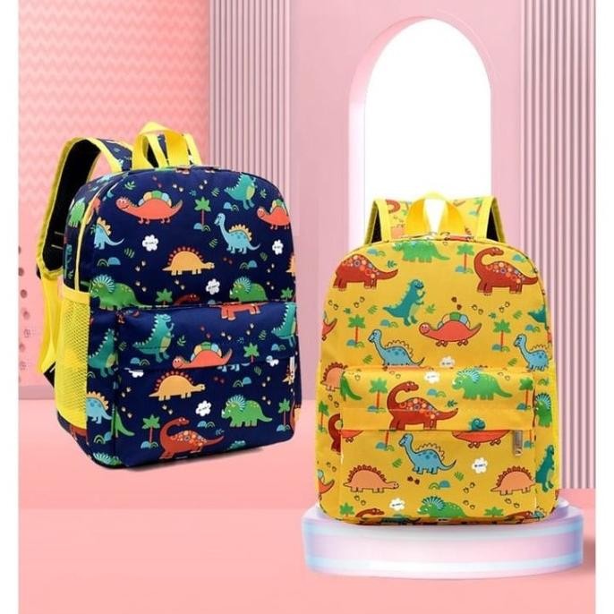Tas Ransel Anak Unisex / Tas Sekolah Anak Unisex / Tas Dinosaurus