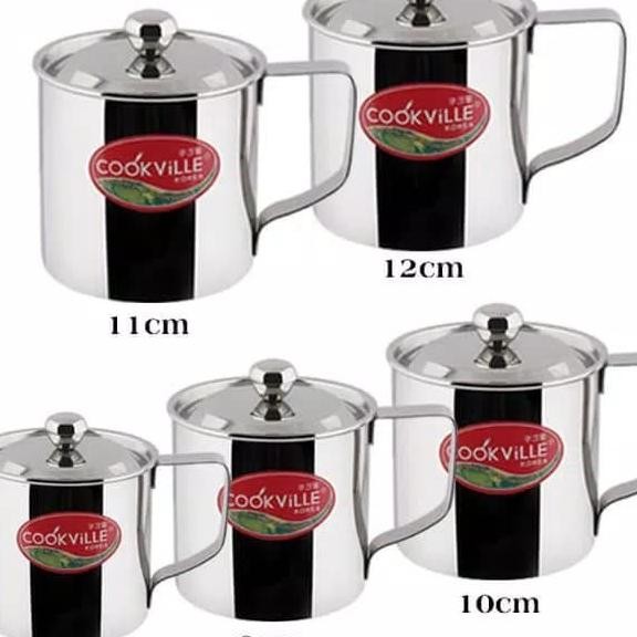 Mug 9 Cm Stainless Steel Cookville