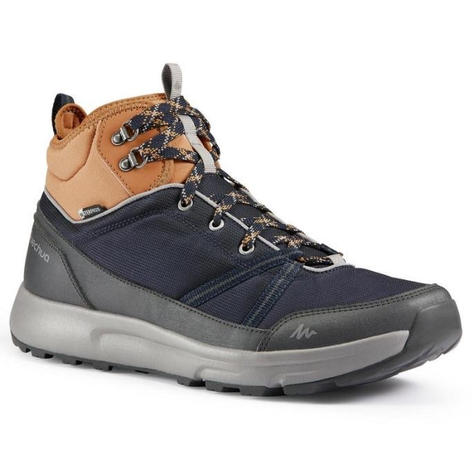 Decathlon Quechua Sepatu Hiking Pria Nh150 Mid - 8554571