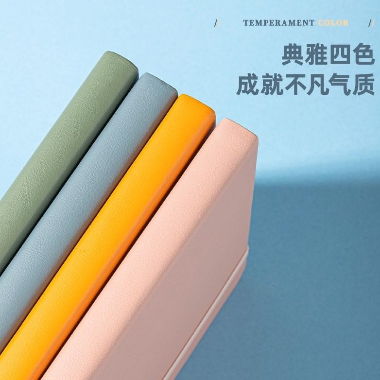 

PROMO Deli Leather Cover Notebook / Buku Catatan Cover Kulit A5 96 Lembar Warna Pastel 22295 h-4