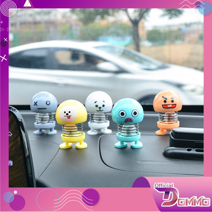 murah Dommo - B563 (Tanpa Bola Led) Boneka Goyang / Goyang / Emoji Doll Led Shaking Head / Pajangan