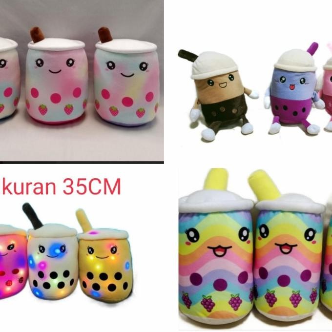 JUAL Boneka boba kaki tangan LED dan boba rainbow LED