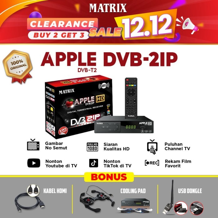 Toko Bakia -- STB MATRIX APPLE DVB2IP (BUY 2 GET 2)