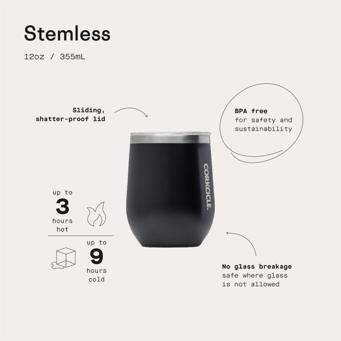 CORKCICLE Stemless 12oz - Marvel Groot