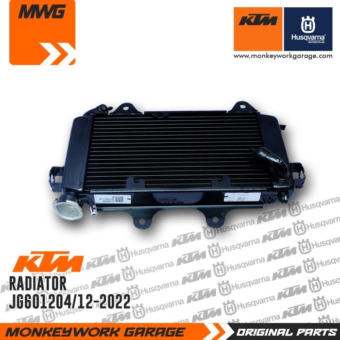 RADIATOR DUKE RC 200, 250 CODE PARTS JG601204
