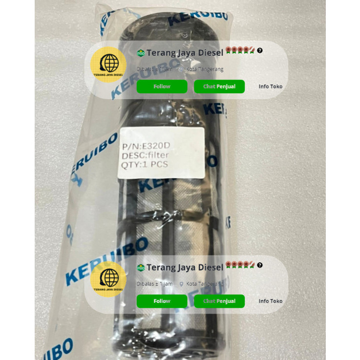 STRAINER SARINGAN SOLAR 320D CAT