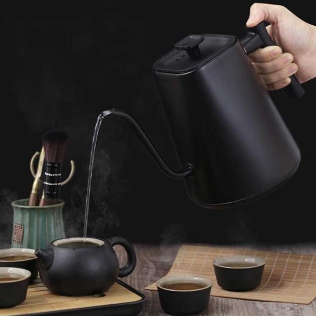 Kettle Leher Angsa Elektrik 1000Ml Gatur Suhu Goosene Electric 1L