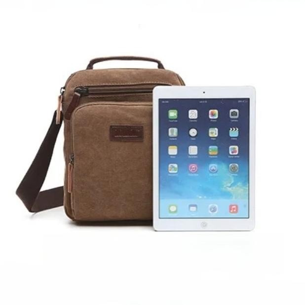 Tas Selempang Kecil Kanvas, Tas Selempang Pria, Tas Hp #9031 Latuliaknk