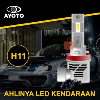 Promo Lampu Led Mobil Ayoto H11 Original (1Set)