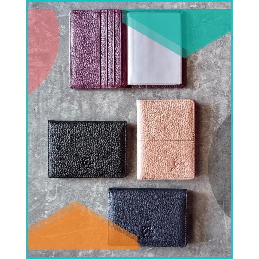 

Card Holder 100 % leather - Dompet Kartu Kualitas PREMIUM 140BZ4 onde